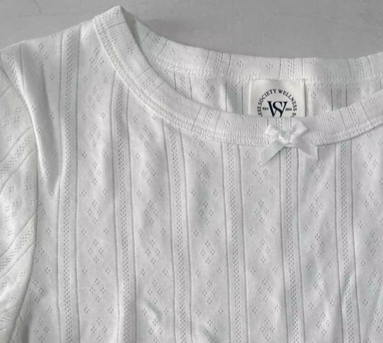 The Pier Pointelle Top