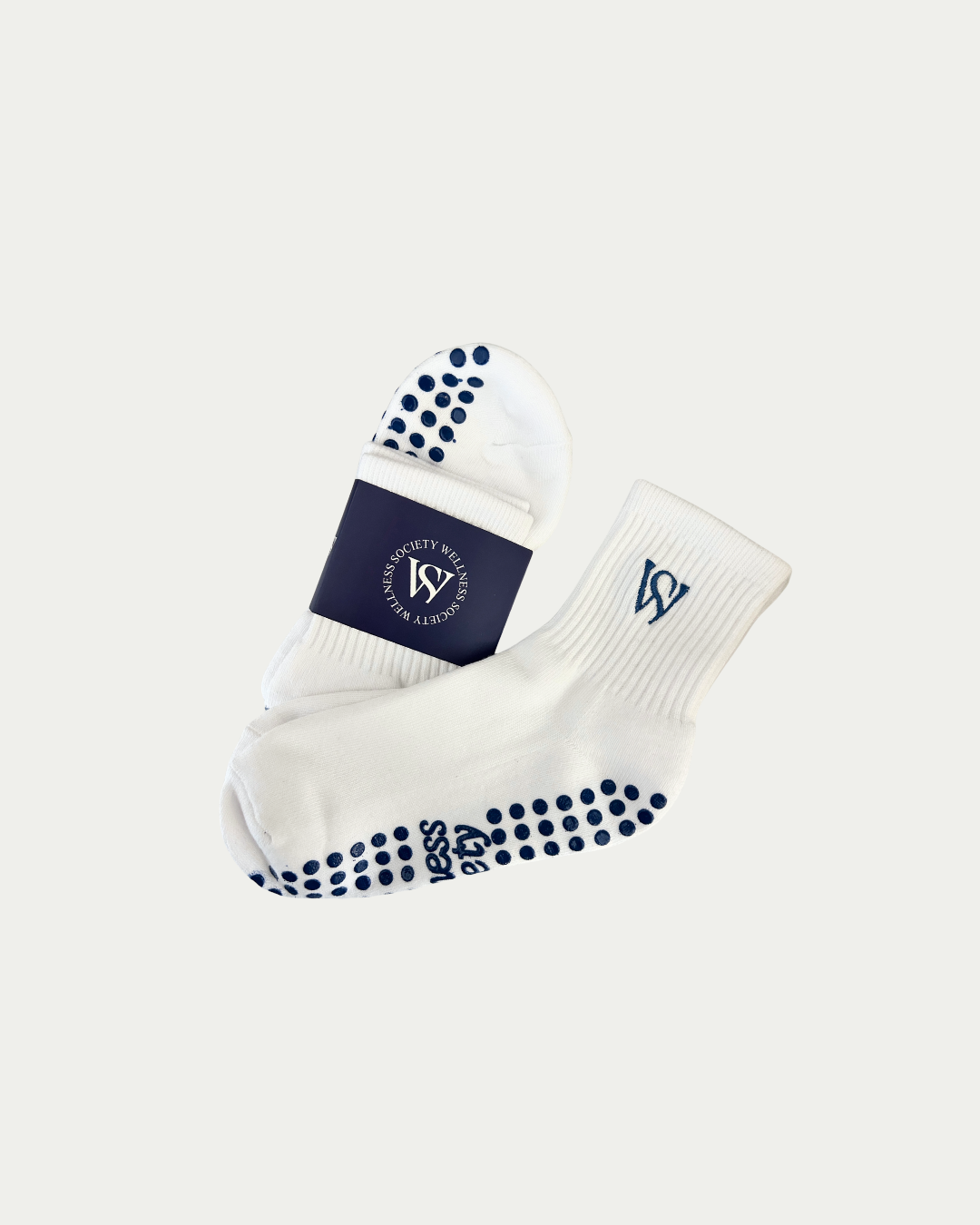 Pilates Socks in "Cloud"